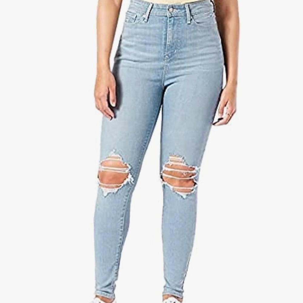 Signature by Levi Strauss Heritage High Rise Straight Super Stretch Size 28